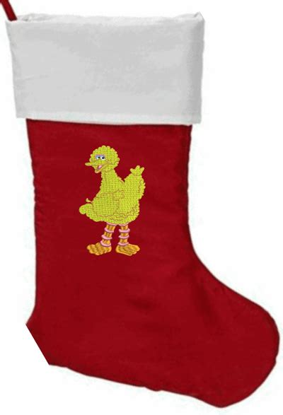 big bird stockings|personalized bird stockings.